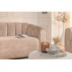 SOFA BABYLON 202X89 CM WELUR BEŻOWY