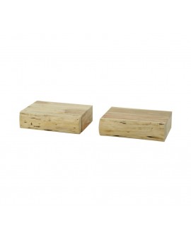ZESTAW PÓŁEK ŚCIENNYCH TAHIR 30X20 CM AKACJA – 2szt.