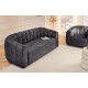 SOFA BABYLON 202X89 CM WELUR SZARY