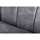SOFA BABYLON 202X89 CM WELUR SZARY