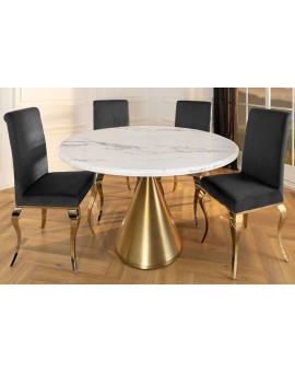 STÓŁ ELEGANCIA 130 CM BIAŁY