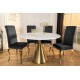 STÓŁ ELEGANCIA 130 CM BIAŁY
