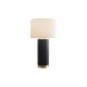 LAMPA STOŁOWA ELEGANCIA CERAMICZNA CZARNA