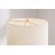 LAMPA STOŁOWA ELEGANCIA CERAMICZNA CZARNA