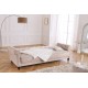 SOFA ROZKŁADANA MAISON BELLE AFFAIRE 220 CM BOUCLE BEŻOWA