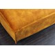 PUF HEAVEN 100X100 CM MUSZTARDOWY WELUR