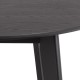 STÓŁ ROXBY 120 CM CZARNY DĄB
