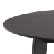 STÓŁ ROXBY 120 CM CZARNY DĄB