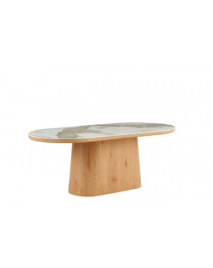 STÓŁ UNIQUE III 200 CM CERAMICZNY BIAŁY