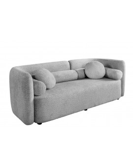 SOFA 3-OSOBOWA ART DECO BOUCLE SZARA