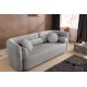 SOFA 3-OSOBOWA ART DECO BOUCLE SZARA