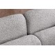 SOFA 3-OSOBOWA ART DECO BOUCLE SZARA