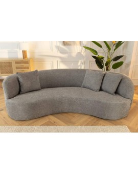 SOFA 3-OSOBOWA ATELIER BOUCLE SZARA