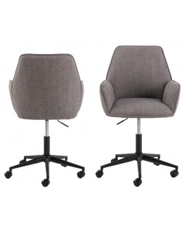 KRZESŁO BIUROWE GLENDA JASNOSZARE