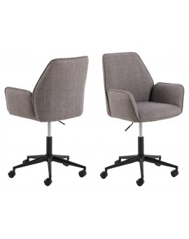 KRZESŁO BIUROWE GLENDA JASNOSZARE