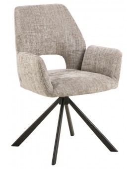 KRZESŁO OBROTOWE GRAHAM SZARE