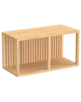 REGAŁ ŚCIENNY WELLINGTON  II 67X31CM DĄB