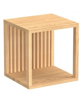 REGAŁ ŚCIENNY WELLINGTON 34X31CM DĄB