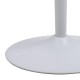 STÓŁ BAROWY MALTA 80 CM CERAMIKA BIAŁA
