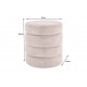 PUF VOQUE 41 CM WELUR SZARY
