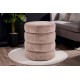 PUF VOQUE 41 CM BOUCLE WELUR BEŻOWY