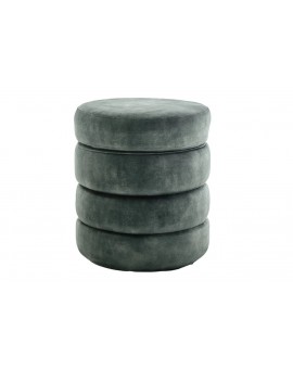 PUF VOQUE 41 CM WELUR ZIELONY