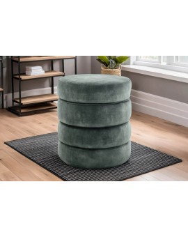PUF VOQUE 41 CM WELUR ZIELONY
