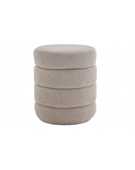 PUF VOQUE 41 CM BOUCLE BEŻOWA