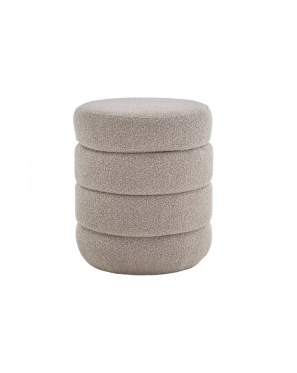 PUF VOQUE 41 CM BOUCLE BEŻOWA