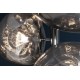 LAMPA PODŁOGOWA LIQUID DIAMOND SZKŁO DYMIONA CZERŃ