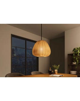 LAMPA WISZĄCA ORGANIC 40 CM ZŁOTA