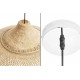 LAMPA WISZĄCA ORGANIC LIVING II 60 CM BAMBUS