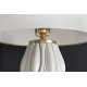 LAMPA STOŁOWA ELEGANCIA CERAMICZNA BIAŁA