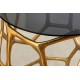 STOLIK KAWOWY LIQUID GEOMETRIE 50 CM ZŁOTY