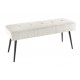 ŁAWKA BOUTIQUE II 100X35 CM SZTRUKS BEŻOWY