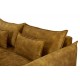 SOFA ROZKŁADANA APARTAMENT 215 CM WELUR MUSZTARDOWY