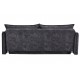 SOFA ROZKŁADANA APARTAMENT 215 CM WELUR SZARY
