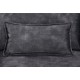 SOFA ROZKŁADANA APARTAMENT 215 CM WELUR SZARY