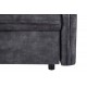 SOFA ROZKŁADANA APARTAMENT 215 CM WELUR SZARY