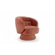 FOTEL OBROTOWY BOSSA NOVA BOUCLE CZERWONY
