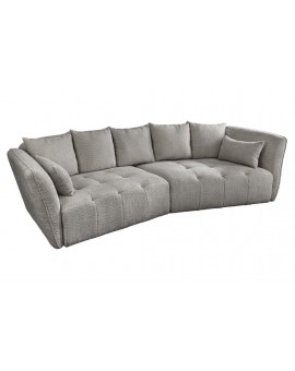 SOFA ROYAL 295 CM BOUCLE SZARA