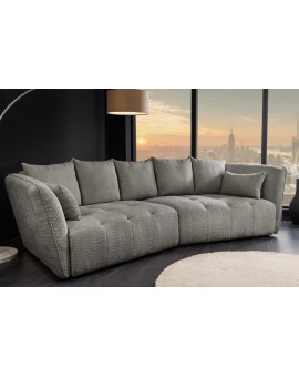 SOFA ROYAL 295 CM BOUCLE SZARA