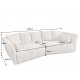 SOFA ROYAL 295 CM BOUCLE SZARA