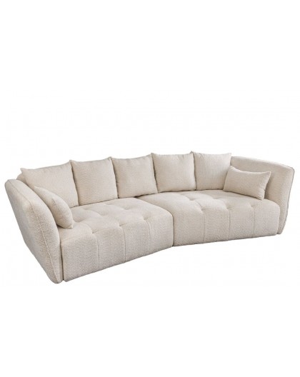 SOFA ROYAL 295 CM BOUCLE BEŻOWA