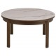 STOLIK KAWOWY SOUTHAMPTON 90X45 CM CERAMIKA KREMOWA