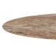 STÓŁ BAROWY MALTA 80 CM CERAMIKA BRĄZOWA