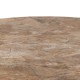 STOLIK KAWOWY MALTA 60 CM CERAMIKA BRĄZOWA
