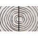 KOMODA ZEN CIRCLE 100X38 CM MANGO CZARNO-BIAŁA