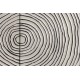 KOMODA ZEN CIRCLE 177X38 CM MANGO CZARNO-BIAŁA