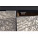 KOMODA KROKODYL 100X38 CM MANGO CZARNO-SZARA